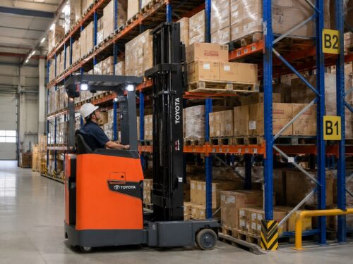 Sit Down Reach Truck Toyota [1-2.5 ton] Electric