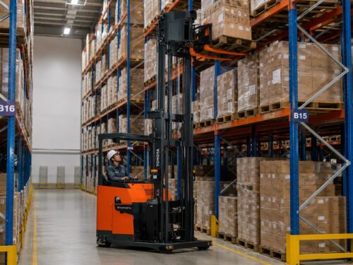 Reach Truck stand up