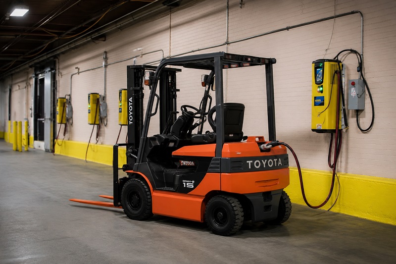 Forklift Elektrik Toyota: Solusi Efisien Operasional Gudang